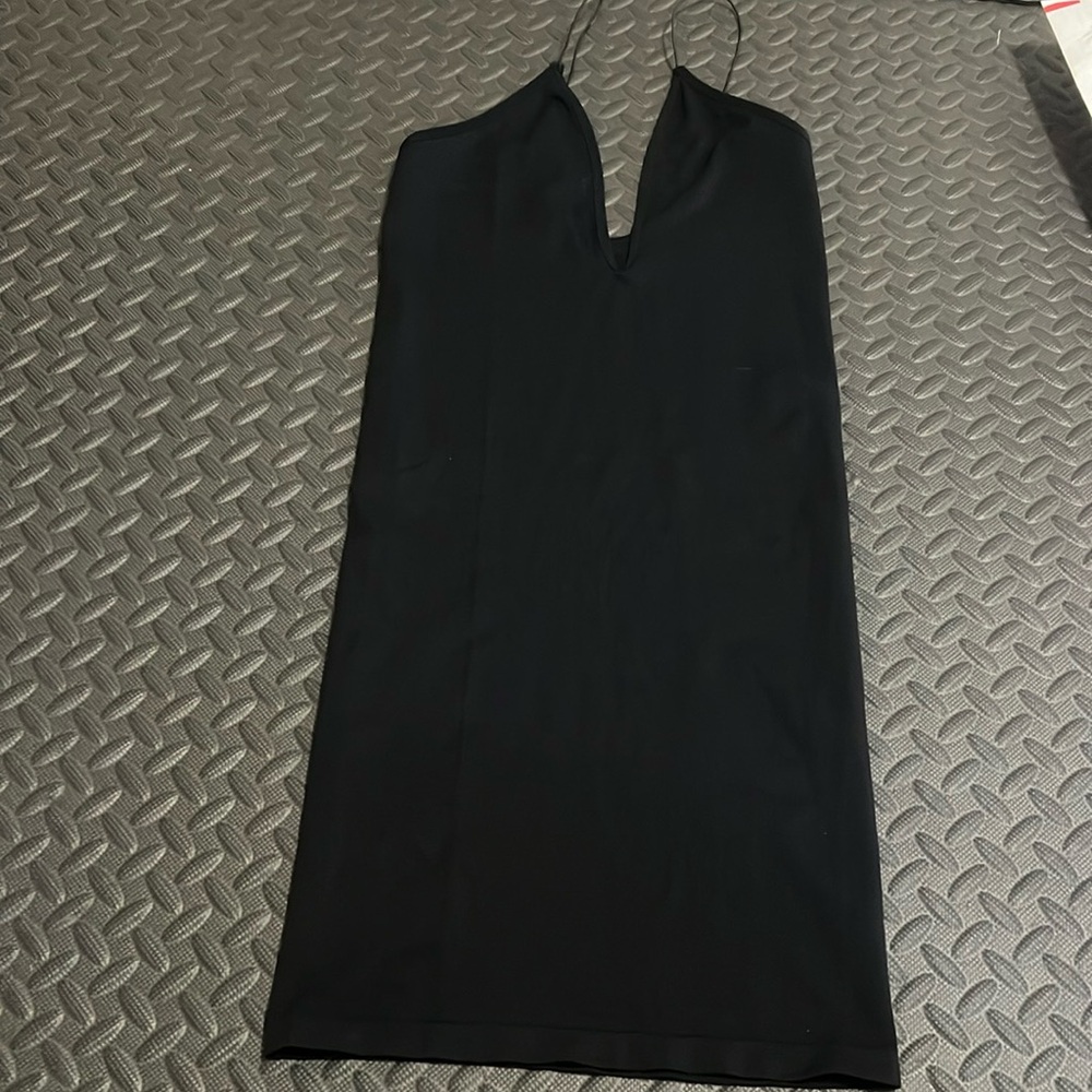 Free People Skinny Strap plunge V neck bodycon dress size XS/S